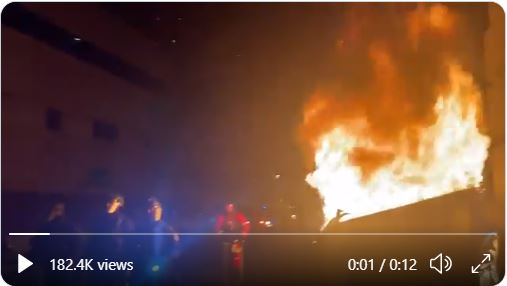 antifa-arson