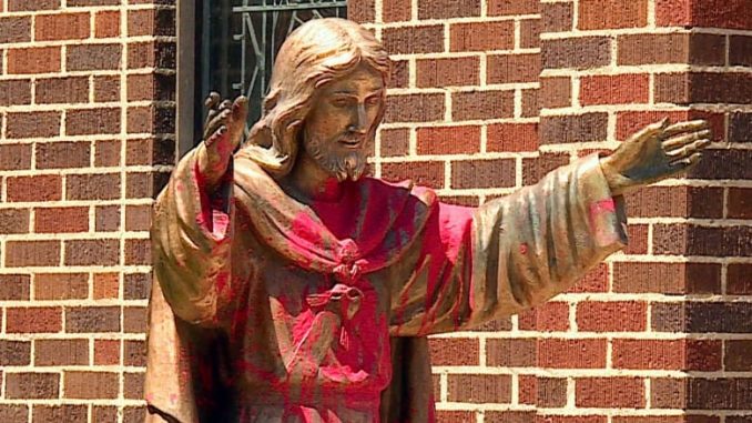 jesus-statue-vandalized