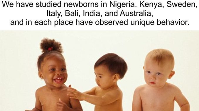 Ethnic differences in babies